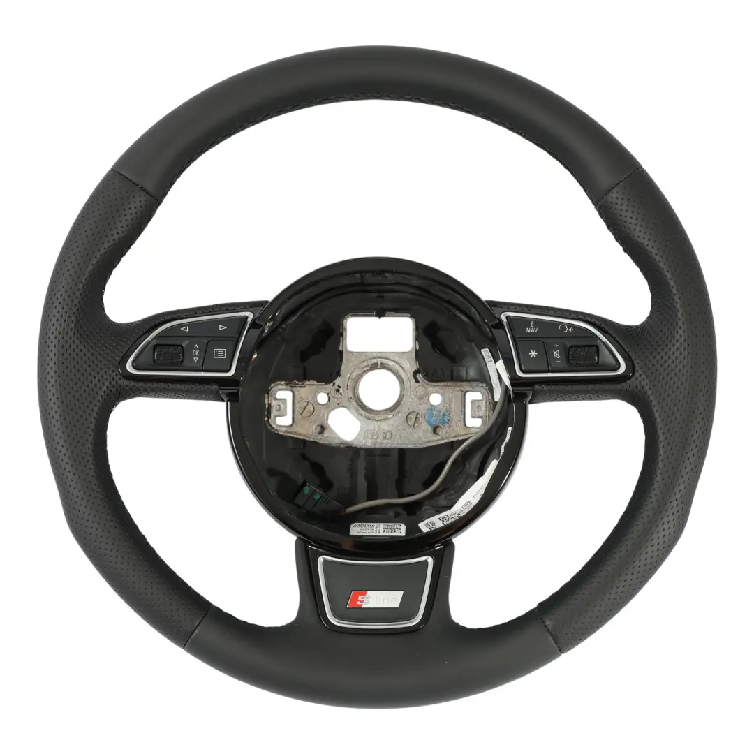 Audi Q3 8U S-Line NEU Schwarzes Leder Lenkrad Multifunktion - SKU 8U0419091AH-1 - Teilenummer 8U0419091AH