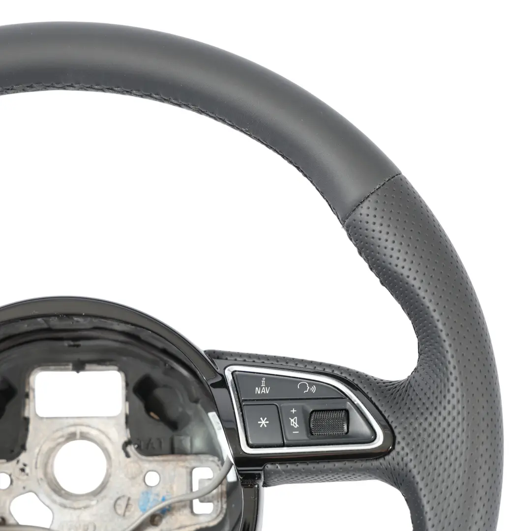 Audi Q3 8U Kierownica S-Line NOWA Czarna Skóra Multifunkcja - SKU 8U0419091AH-1 - Numer Części 8U0419091AH