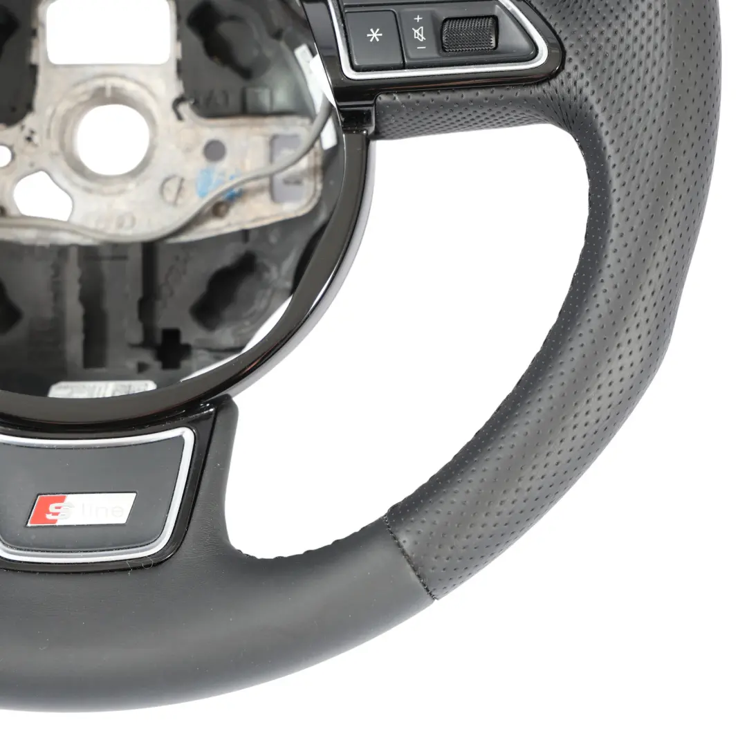 Audi Q3 8U Kierownica S-Line NOWA Czarna Skóra Multifunkcja - SKU 8U0419091AH-1 - Numer Części 8U0419091AH