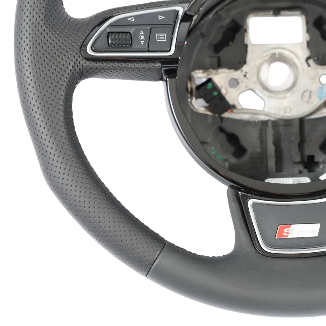 Audi Q3 8U S-Line NUOVO Volante In Pelle Nera Multifunzione - SKU 8U0419091AH-1 - Numero di parte 8U0419091AH