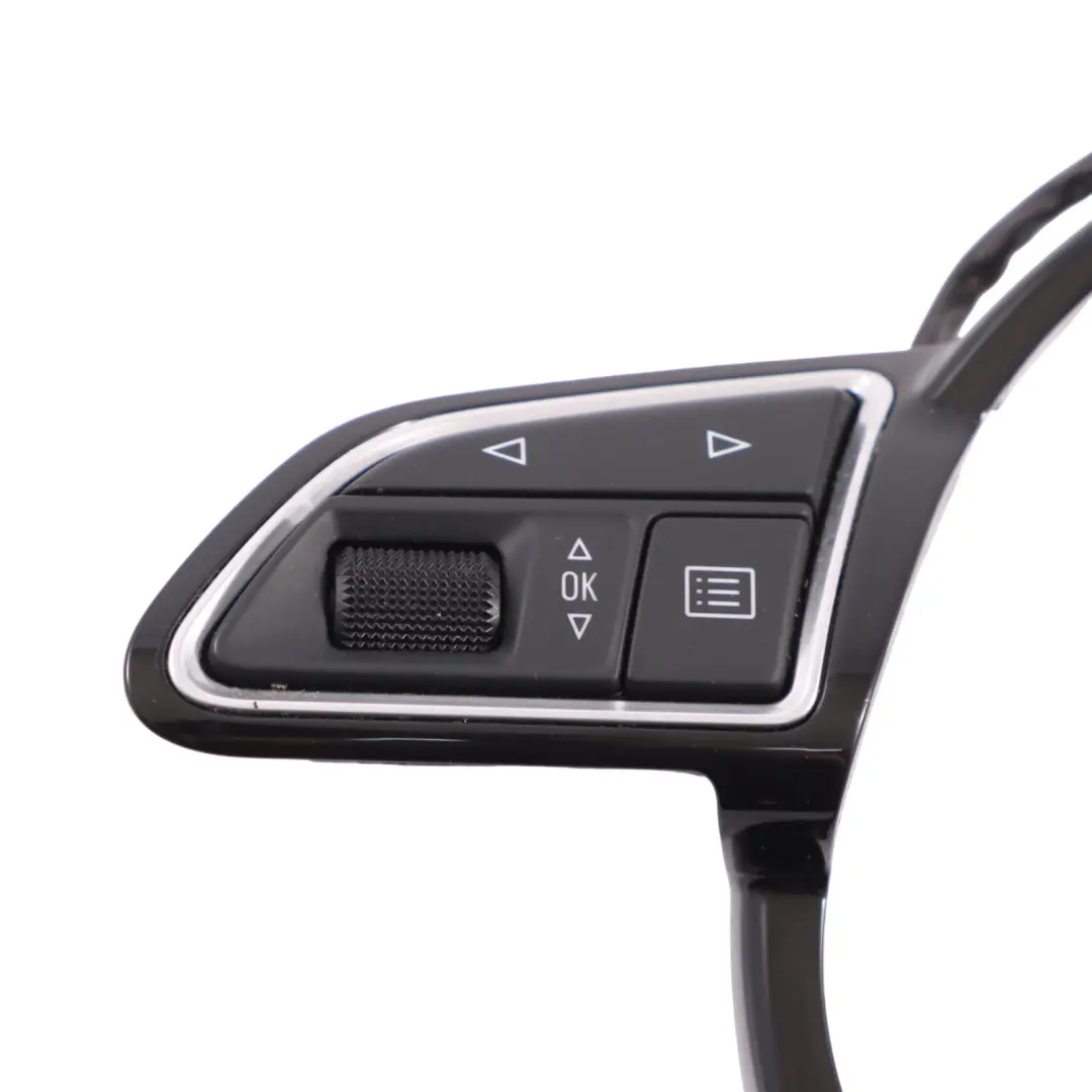 Steering Wheel Multifunction Control Switch Button 8U0951523H to Audi Q3 8U S-Line with Part number 8U0951523G Audi Q3 8U S-Line Steering Wheel Multifunction Control Switch Button 8U0951523H - SKU 8U0951523G - Part number 8U0951523G