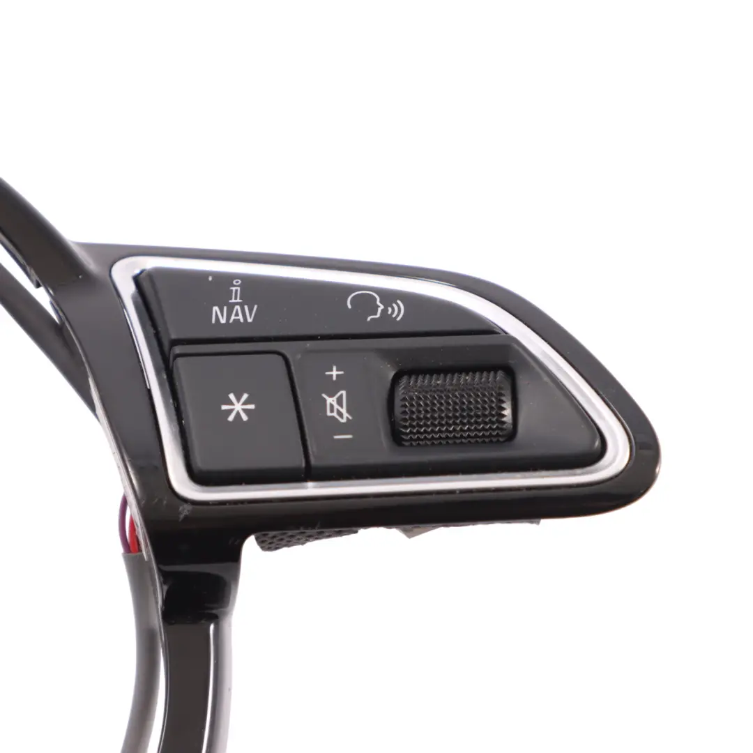 Steering Wheel Multifunction Control Switch Button 8U0951523H to Audi Q3 8U S-Line with Part number 8U0951523G Audi Q3 8U S-Line Steering Wheel Multifunction Control Switch Button 8U0951523H - SKU 8U0951523G - Part number 8U0951523G