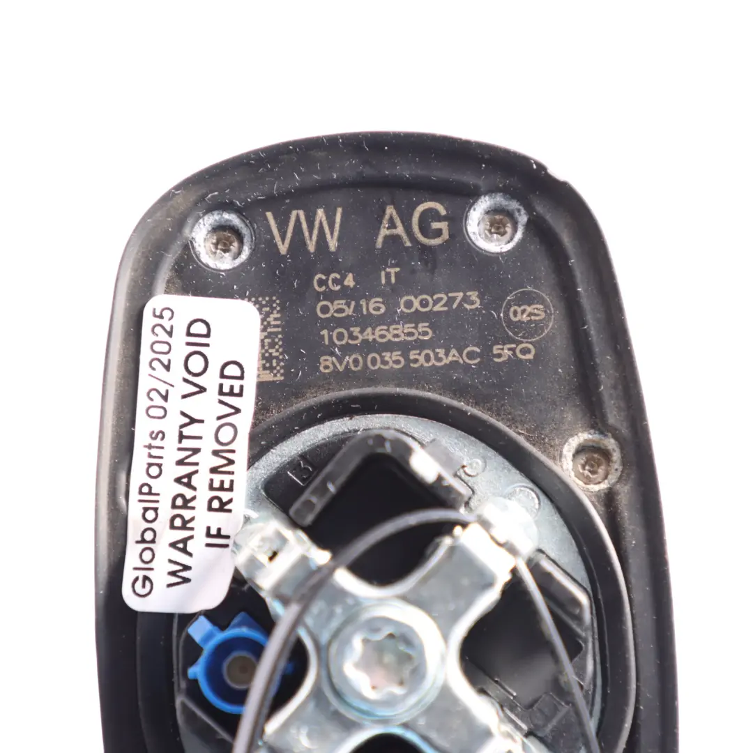 Audi A3 8V Antenna Pinna di squalo Antenna da tetto nera 8V0035503AL - SKU 8V0035503AC - Numero di parte 8V0035503AC
