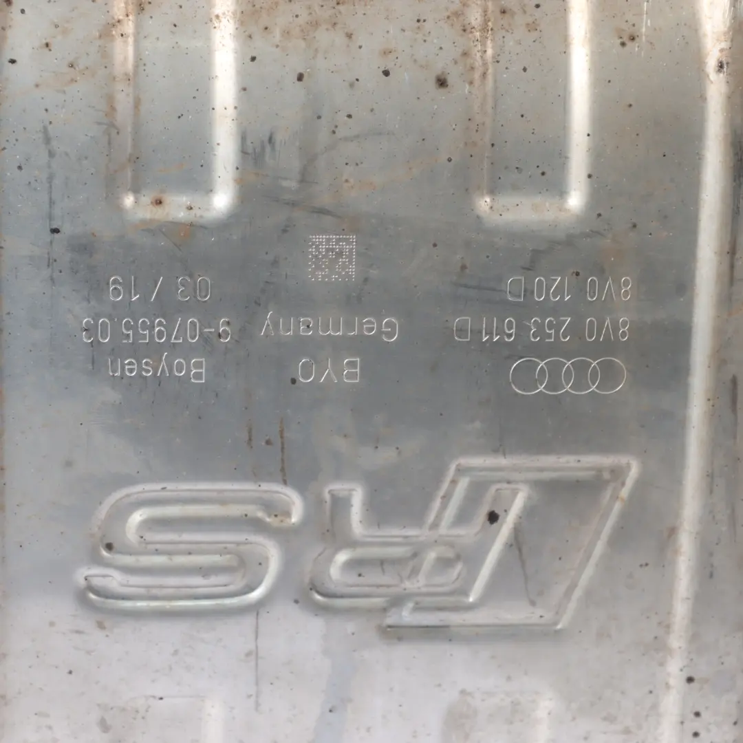 Sportback Rear Exhaust System Muffler Back Box 2.5 TFSI 8V0253611D to Audi RS3 8V with Part number 8V0253181AB Audi RS3 8V Sportback Rear Exhaust System Muffler Back Box 2.5 TFSI 8V0253611D - SKU 8V0253181AB - Part number 8V0253181AB