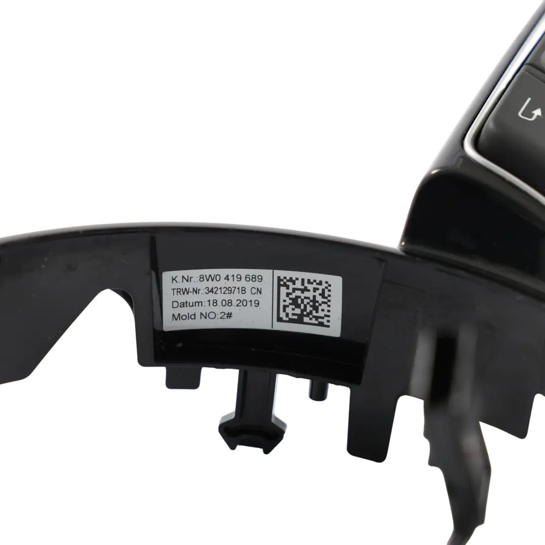 Audi A3 S3 8V Steering Wheel Switch Multifunction Button Trim - SKU 8V0419091CH - Part number 8V0419091CH
