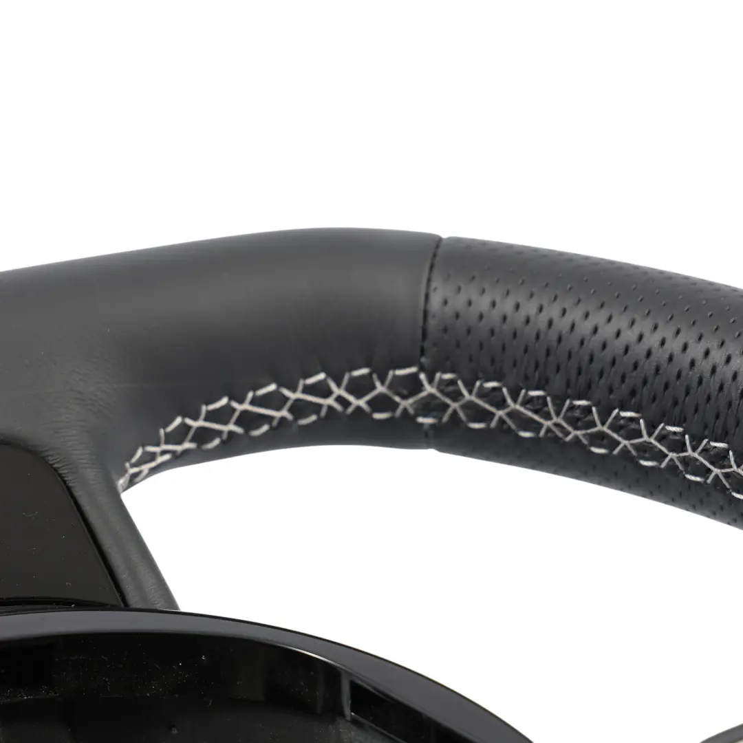 Volant Cuir Noir Neuf Palettes Changement Vitesse Fond Plat Audi S3 8V - SKU 8V0419091J-1 - Numéro de pièce 8V0419091J