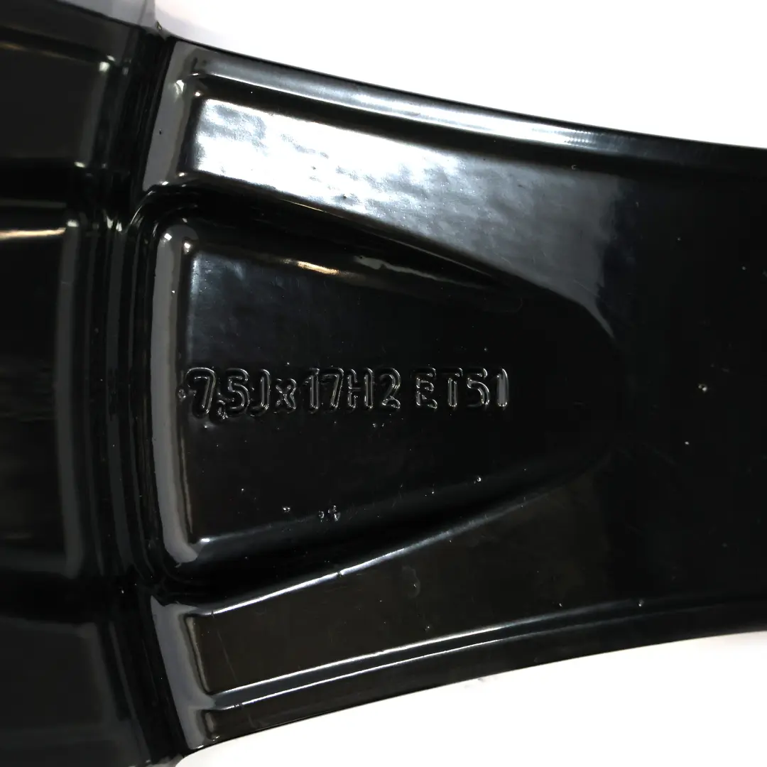 Audi A3 8V Cerchio In Lega Nero 17" ET:51 7,5J Star Spoke - SKU 8V0601025-2 - Numero di parte 8V0601025