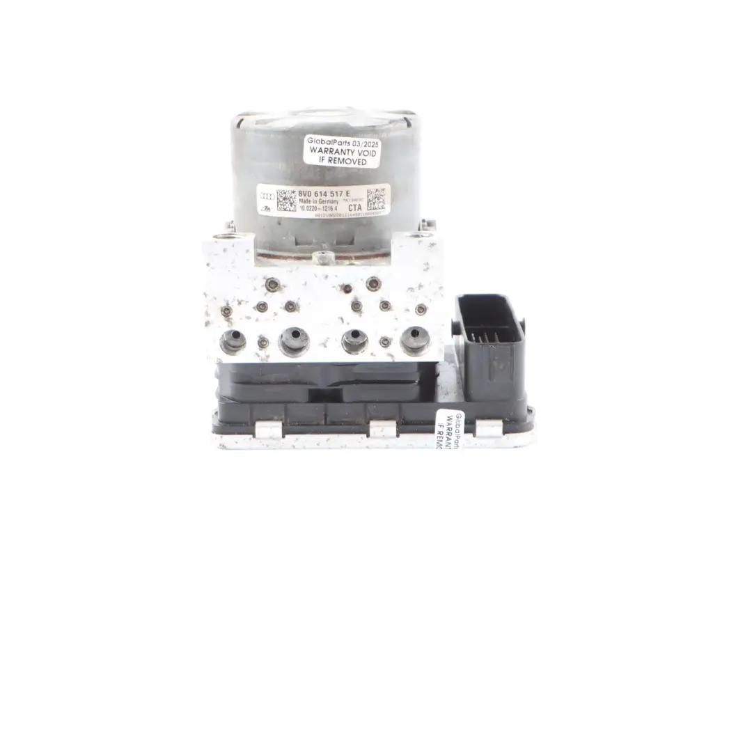 Pompa Freno Modulo ABS Controllo Idraulico Unità Frenante per Audi A3 8V con numero di parte 8V0614517E Audi A3 8V Pompa Freno Modulo ABS Controllo Idraulico Unità Frenante - SKU 8V0614517E - Numero di parte 8V0614517E