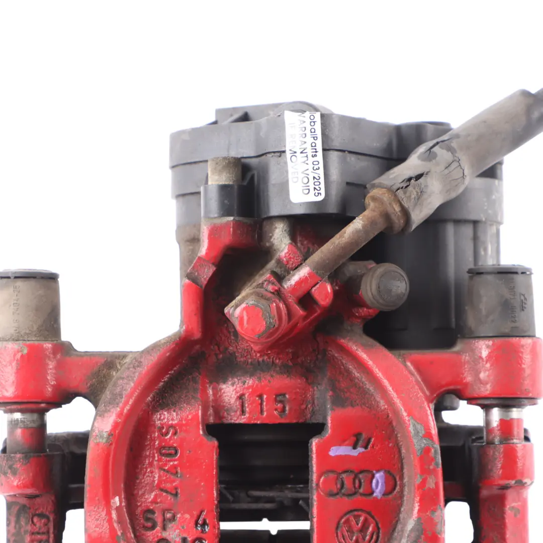 Brake Caliper Audi A3 8V TT FV Front Wheel Brake Unit Red Left N/S to with Part number 8V0615123A Brake Caliper Audi A3 8V TT FV Front Wheel Brake Unit Red Left N/S - SKU 8V0615123A - Part number 8V0615123A