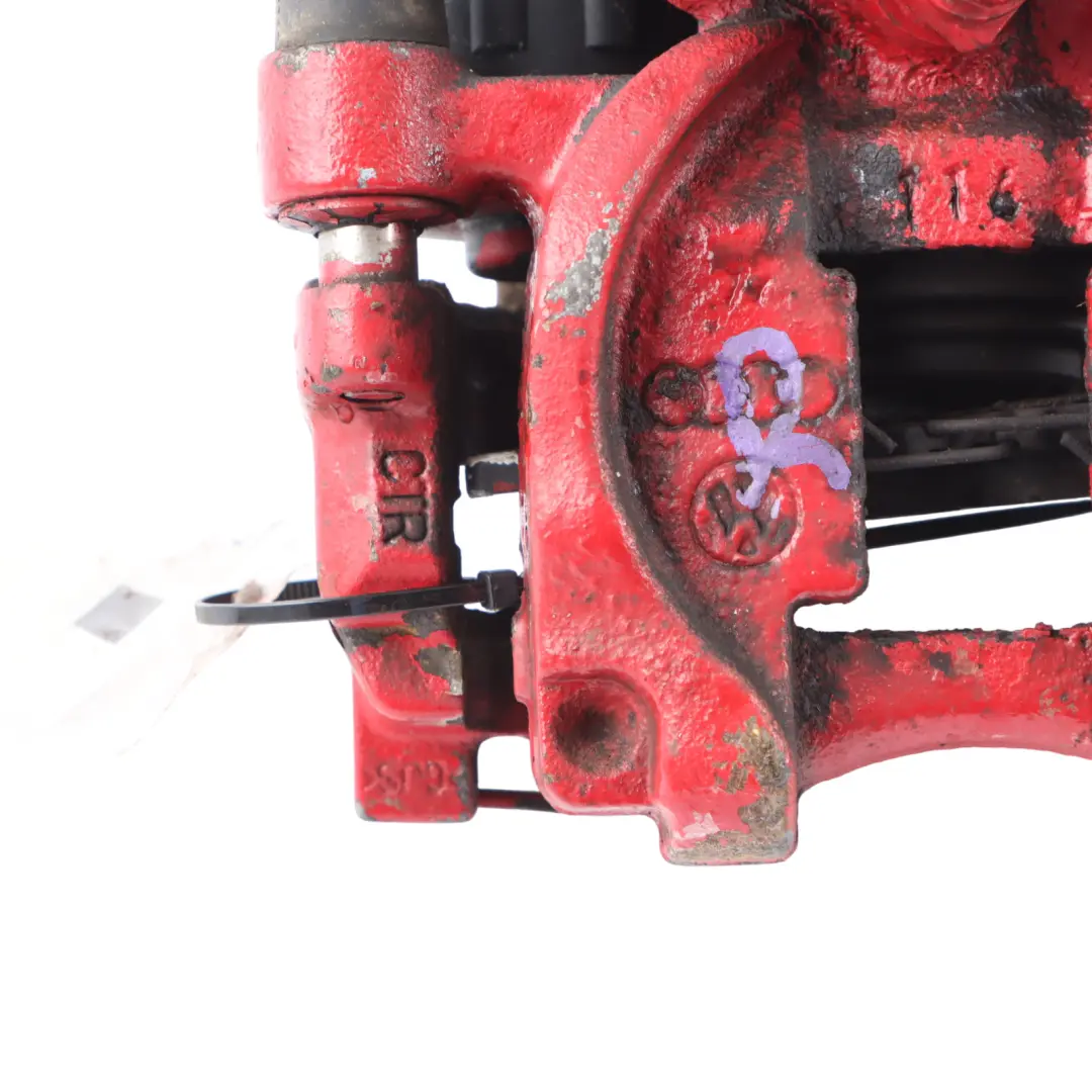 Brake Caliper Audi A3 8V TT FV Front Wheel Brake Unit Red Right O/S to with Part number 8V0615124A Brake Caliper Audi A3 8V TT FV Front Wheel Brake Unit Red Right O/S - SKU 8V0615124A - Part number 8V0615124A