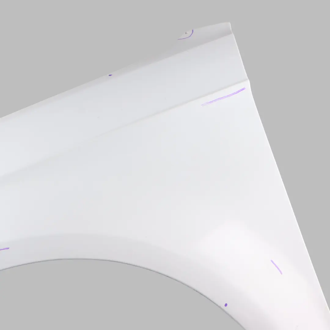 Audi A3 8V Side Panel Front Left N/S Wing Fender Glacier White Pearl - S9R - SKU 8V0821105G-MGW - Part number 8V0821105G