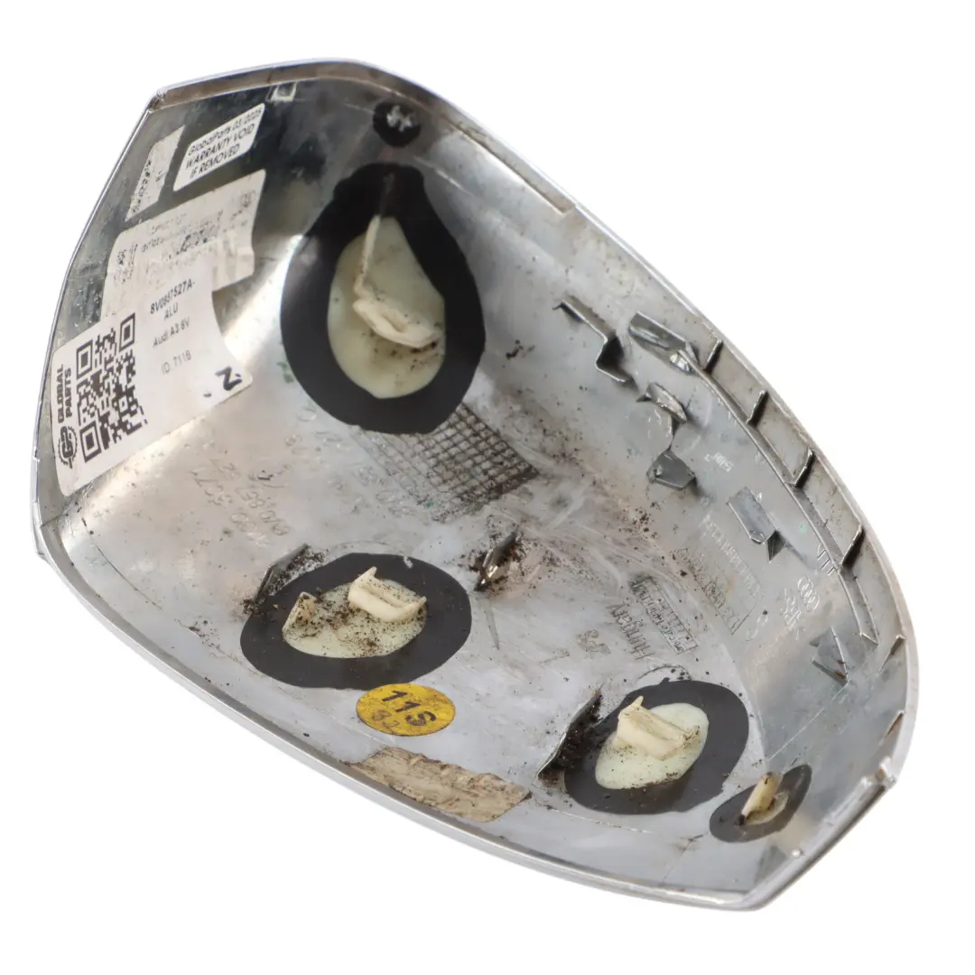 Audi A3 8V Mirror Cover Door Wing Cap Trim Left N/S Chrome - SKU 8V0857527A-ALU - Part number 8V0857527A