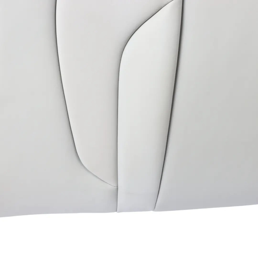 Audi A3 S3 8V Rear Seat Back Rest Cover Cushion Right O/S Leather Mond Silver - SKU 8V0885806L - Part number 8V0885806L
