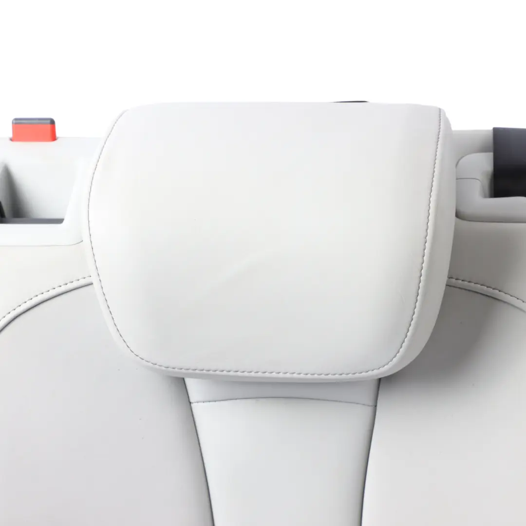 Audi A3 S3 8V Rear Seat Back Rest Cover Cushion Right O/S Leather Mond Silver - SKU 8V0885806L - Part number 8V0885806L