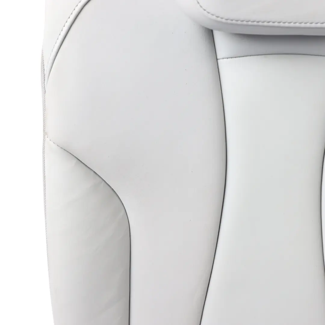 Audi A3 S3 8V Rear Seat Back Rest Cover Cushion Right O/S Leather Mond Silver - SKU 8V0885806L - Part number 8V0885806L
