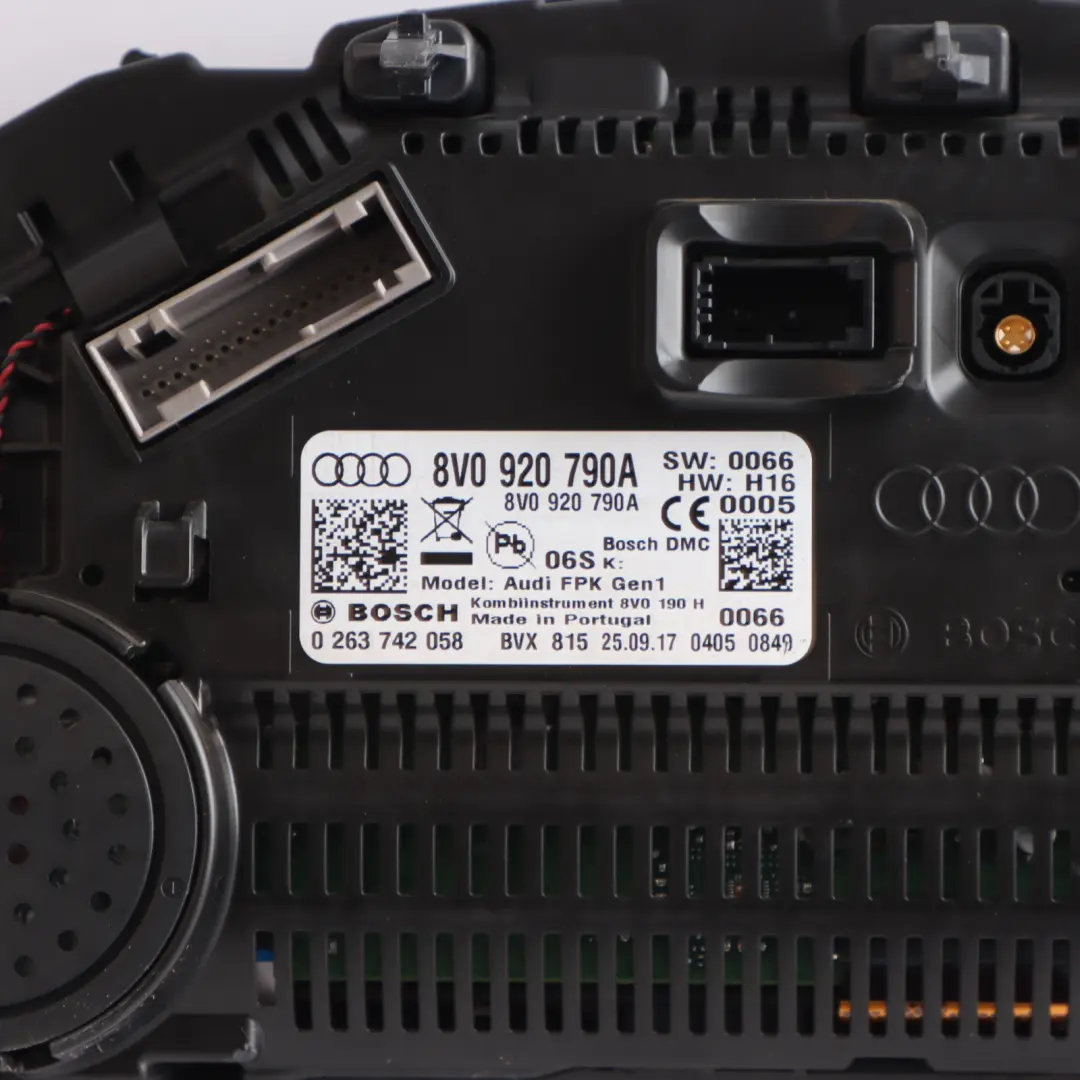 Instrument Cluster Speedo Clocks Diesel Manual to Audi A3 S3 RS3 with Part number 8V0920790A Audi A3 S3 RS3 Instrument Cluster Speedo Clocks Diesel Manual - SKU 8V0920790A - Part number 8V0920790A