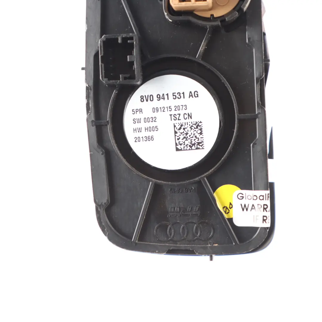 Audi A3 8V Fendinebbia Cruscotto Pannello Interruttore Controllo - SKU 8V0941531AG - Numero di parte 8V0941531AG