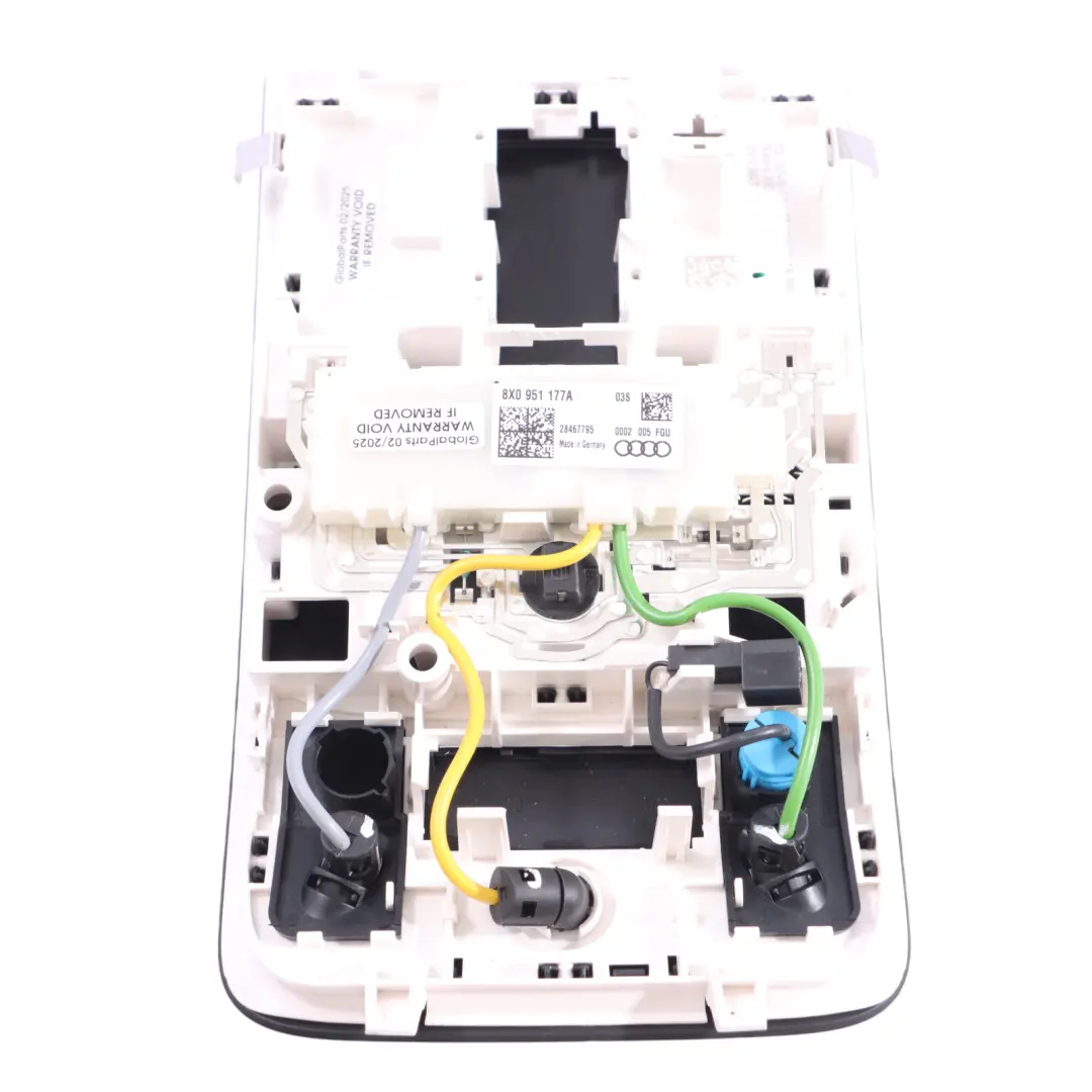 Audi A3 8V Luz Techo Delantera Lectura Cortesía Panel Interruptores - SKU 8V0947135A-2 - Número de pieza 8V0947135A