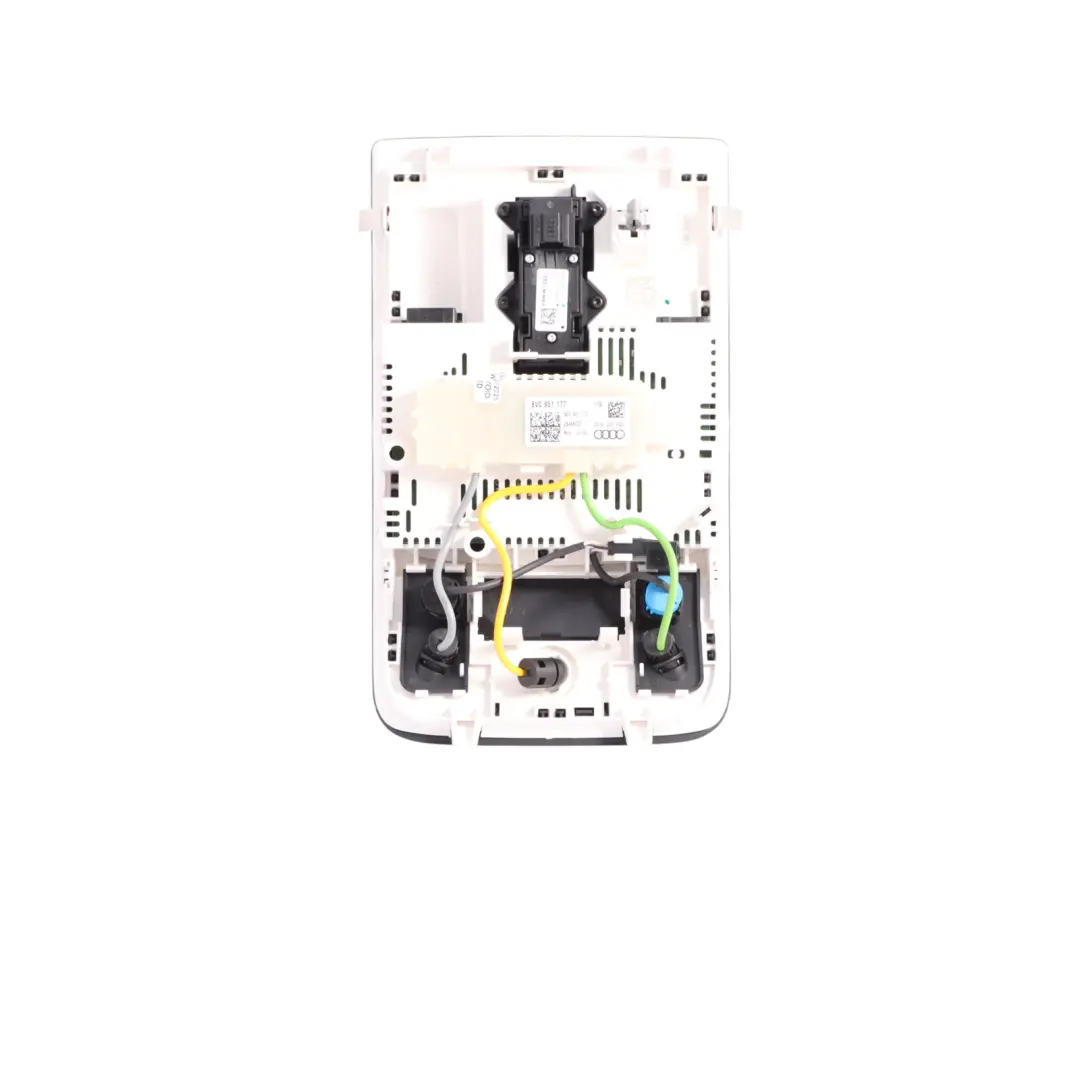 Front Roof Light Interior Reading Lamp Switch Panel to Audi A3 S3 8V with Part number 8V0947135D Audi A3 S3 8V Front Roof Light Interior Reading Lamp Switch Panel - SKU 8V0947135D - Part number 8V0947135D