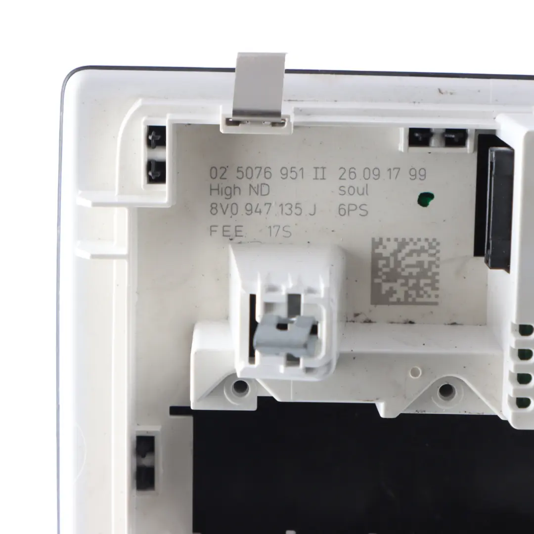 Front Roof Light Interior Reading Lamp Switch Panel to Audi A3 8V with Part number 8V0951177 Audi A3 8V Front Roof Light Interior Reading Lamp Switch Panel - SKU 8V0951177 - Part number 8V0951177