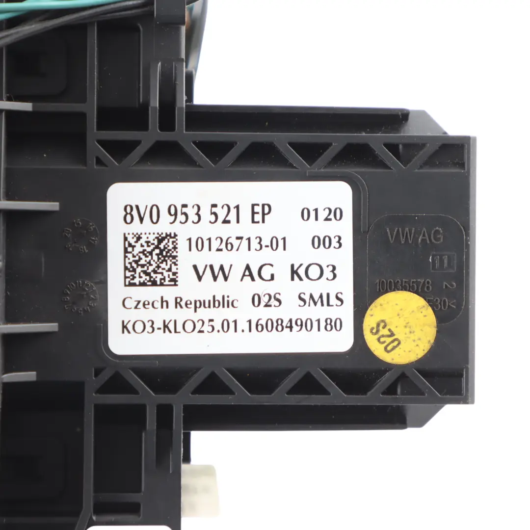 Switch Cluster Column Wipers Indicator Stalks Squib to Audi S3 8V with Part number 8V0953521EP Audi S3 8V Switch Cluster Column Wipers Indicator Stalks Squib - SKU 8V0953521EP - Part number 8V0953521EP