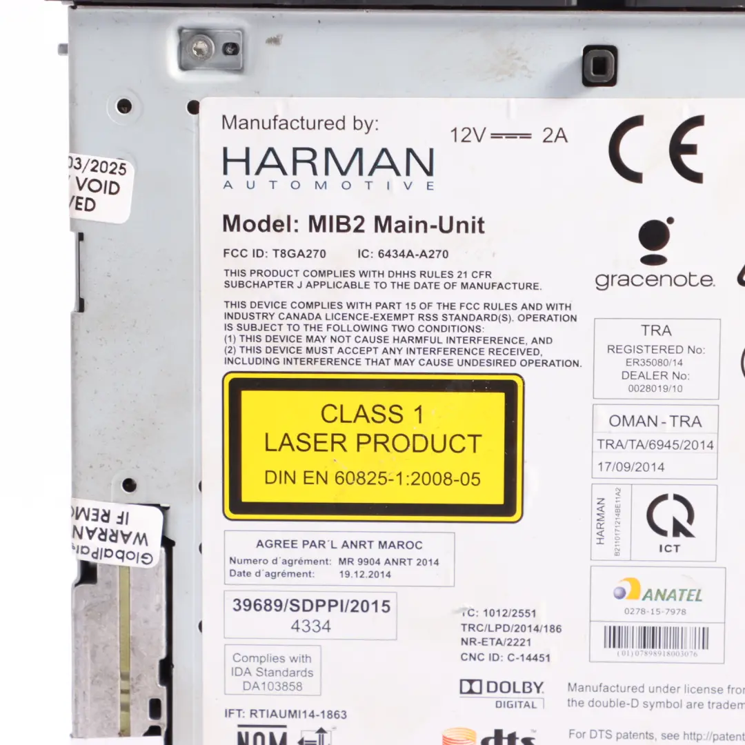 MMI Multimedia Audi A3 S4 RS3 8V Navigation Control Head Unit to with Part number 8V1035035C MMI Multimedia Audi A3 S4 RS3 8V Navigation Control Head Unit - SKU 8V1035035C - Part number 8V1035035C