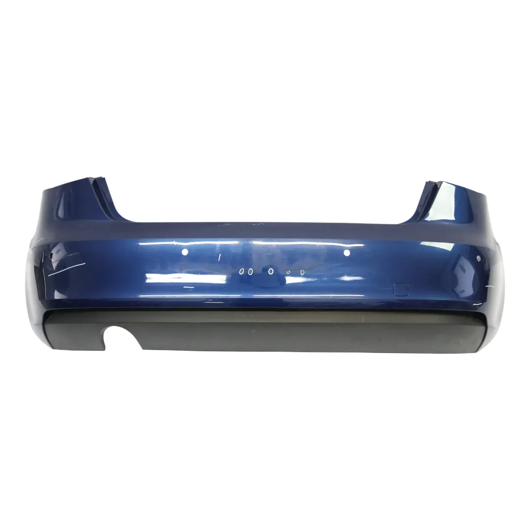 Audi A3 8V Hatchback Rear Bumper Trim Panel Scuba Blue Metallic - X5Q - SKU 8V3807067A-SCU - Part number 8V3807067A