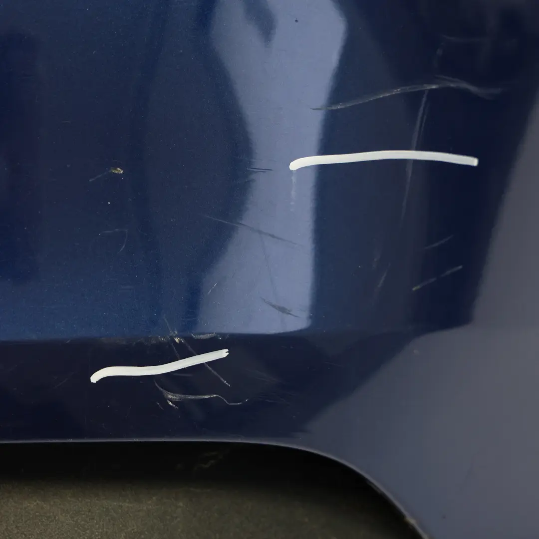 Audi A3 8V Hatchback Rear Bumper Trim Panel Scuba Blue Metallic - X5Q - SKU 8V3807067A-SCU - Part number 8V3807067A