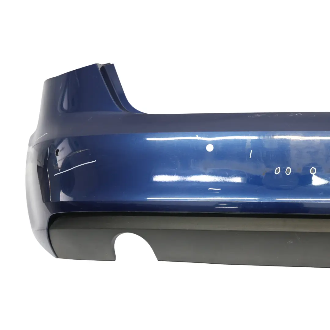 Audi A3 8V Hatchback Rear Bumper Trim Panel Scuba Blue Metallic - X5Q - SKU 8V3807067A-SCU - Part number 8V3807067A