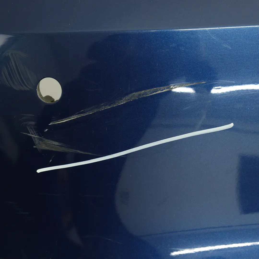 Audi A3 8V Hatchback Rear Bumper Trim Panel Scuba Blue Metallic - X5Q - SKU 8V3807067A-SCU - Part number 8V3807067A