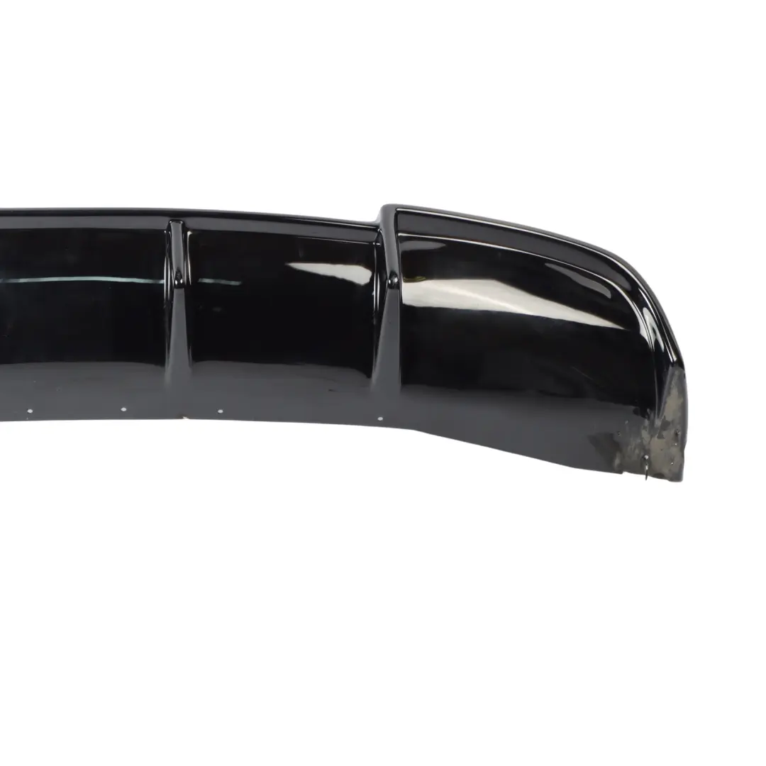 Audi A3 8V Rieger Tuning Bumper Spoiler Rear Lower Diffuser Trim Covering Black - SKU 8V3807521F - Part number 8V3807521F