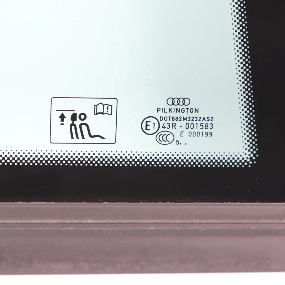 Viertel Fenster Glas AS2 Hinten Rechts für Audi A3 8V mit Teilenummer 8V3845300D Audi A3 8V Viertel Fenster Glas AS2 Hinten Rechts - SKU 8V3845300D - Teilenummer 8V3845300D