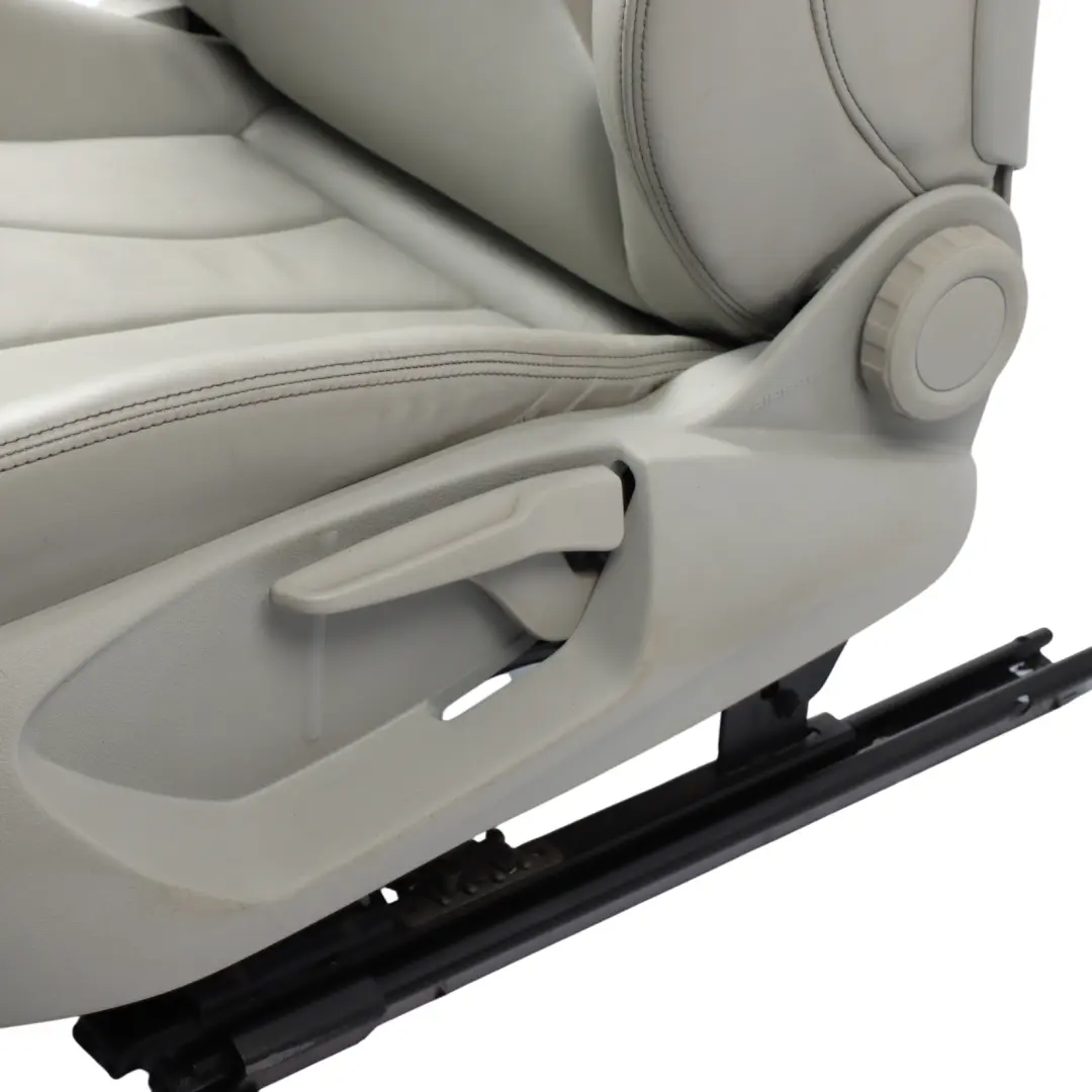 Door Seat Front Left N/S Interior Heated Leather Silver Grey to Audi A3 S3 8V 3 with Part number 8V3881805M Audi A3 S3 8V 3 Door Seat Front Left N/S Interior Heated Leather Silver Grey - SKU 8V3881805M - Part number 8V3881805M