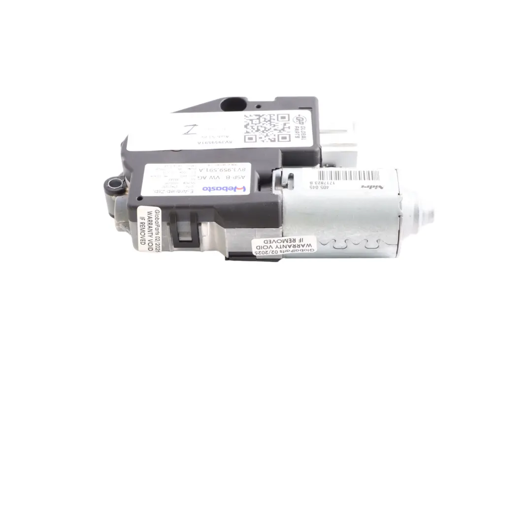 Sunroof Motor to Audi A3 S3 8V Volkswagen VW Golf Mk7 Electric with Part number 8V3959591A Audi A3 S3 8V Volkswagen VW Golf Mk7 Electric Sunroof Motor - SKU 8V3959591A - Part number 8V3959591A