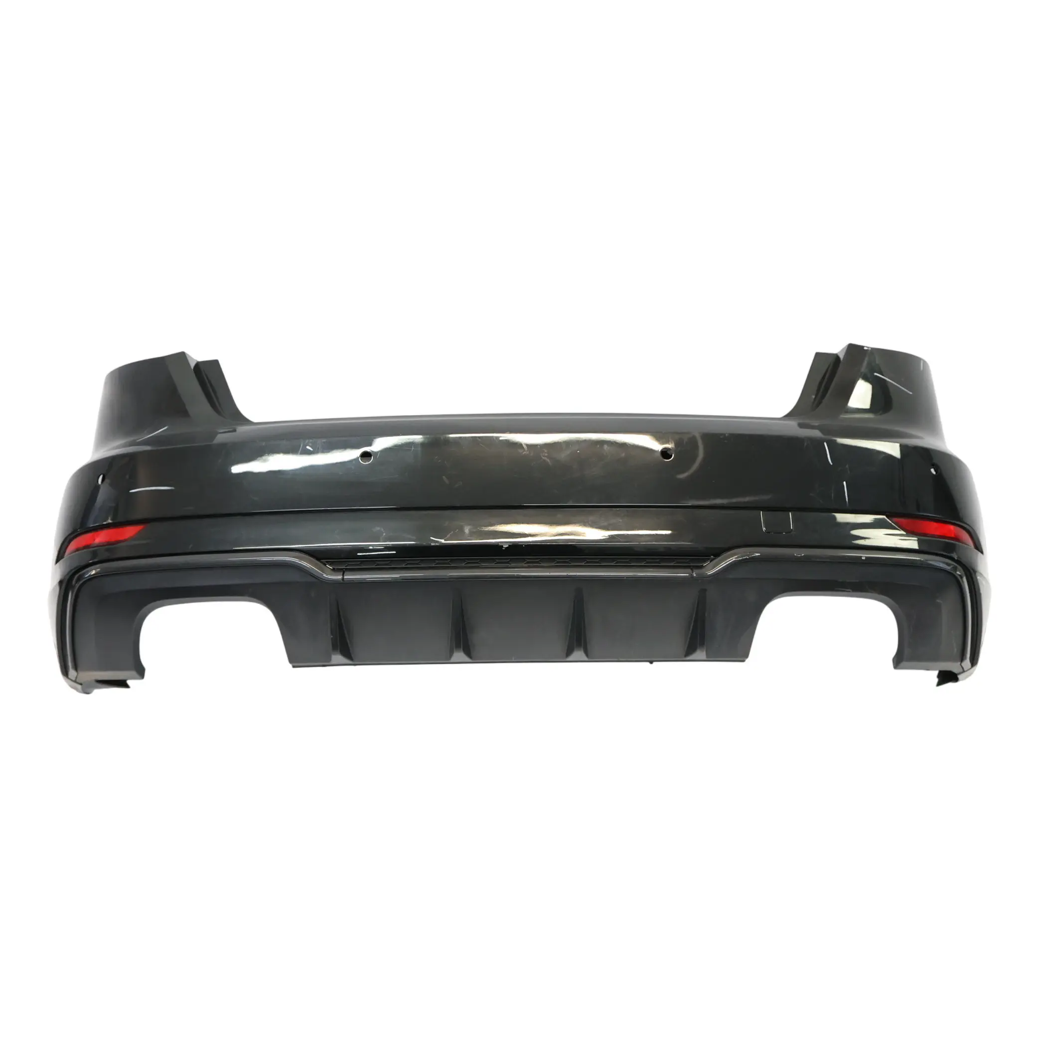 Audi S3 8V Rear Bumper Trim Panel Covering Mythical Black Metallic - Y9T