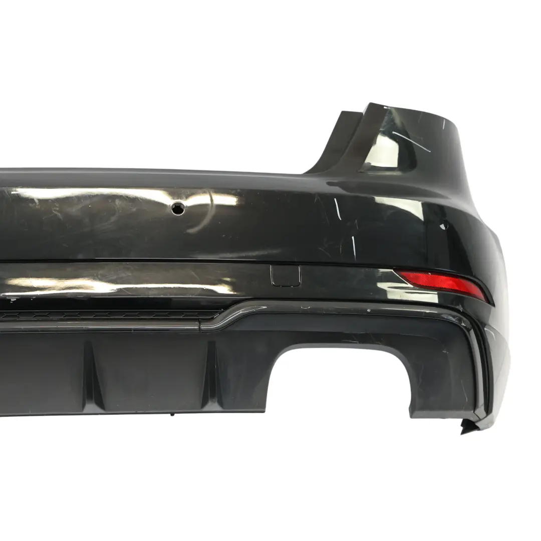 Audi S3 8V Rear Bumper Trim Panel Covering Mythical Black Metallic - Y9T - SKU 8V4807067P-MYB - Part number 8V4807067P