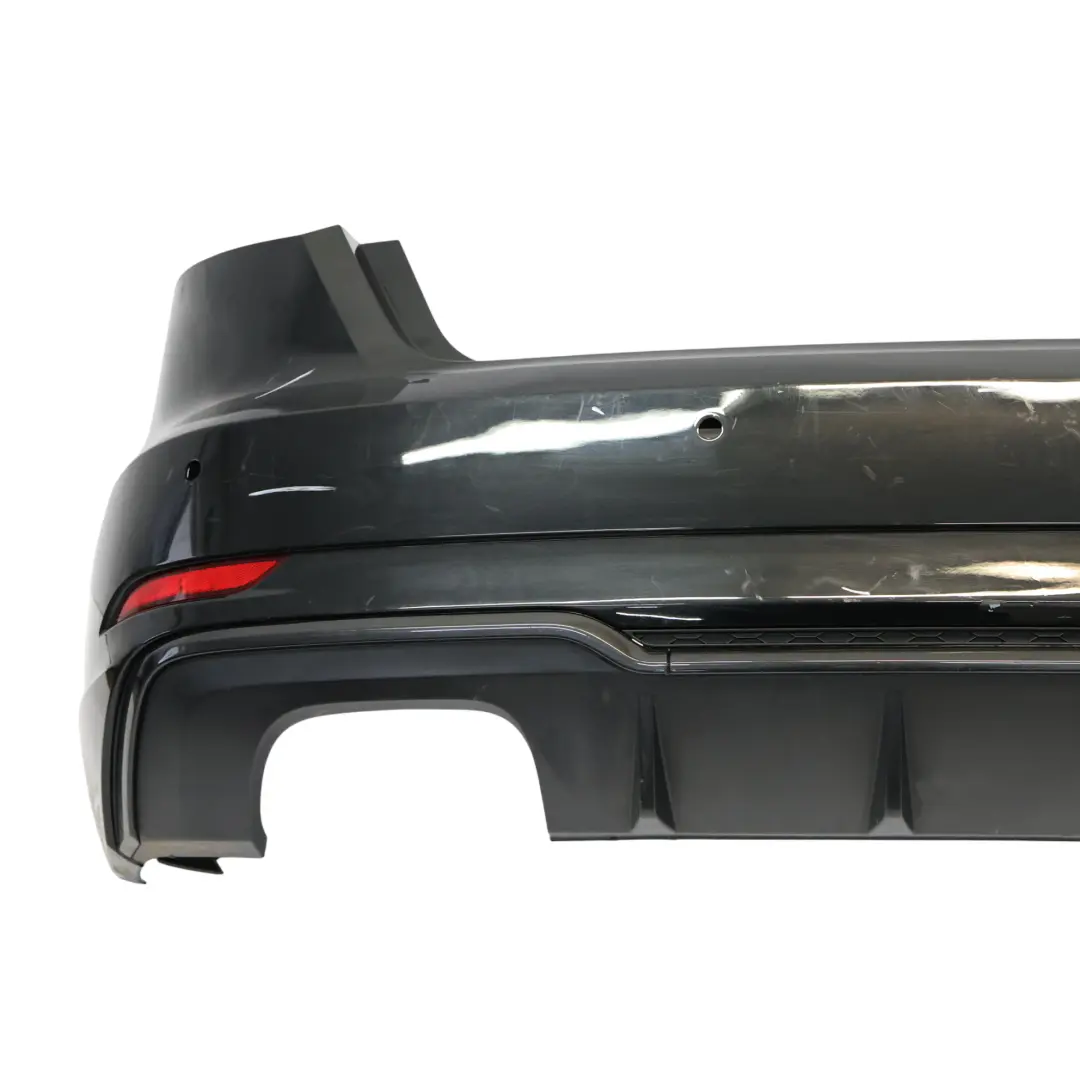 Audi S3 8V Rear Bumper Trim Panel Covering Mythical Black Metallic - Y9T - SKU 8V4807067P-MYB - Part number 8V4807067P