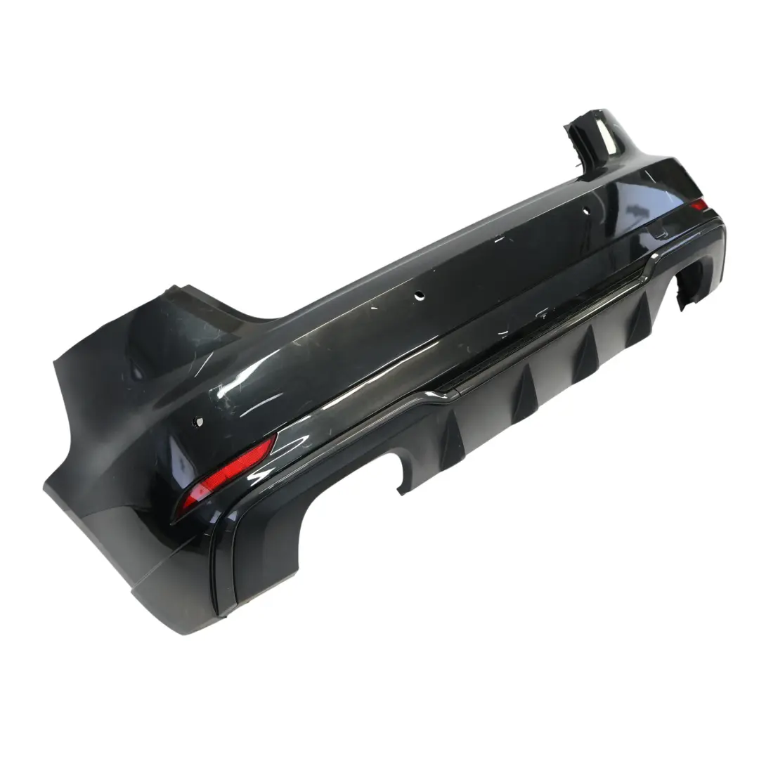 Audi S3 8V Rear Bumper Trim Panel Covering Mythical Black Metallic - Y9T - SKU 8V4807067P-MYB - Part number 8V4807067P