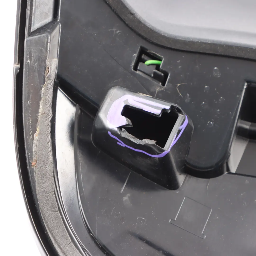 Audi RS3 8V Rear Spoiler Boot Lid Tailgate Trim Panel Cover Mythical Black - Y9T - SKU 8V4827933D - Part number 8V4827933D