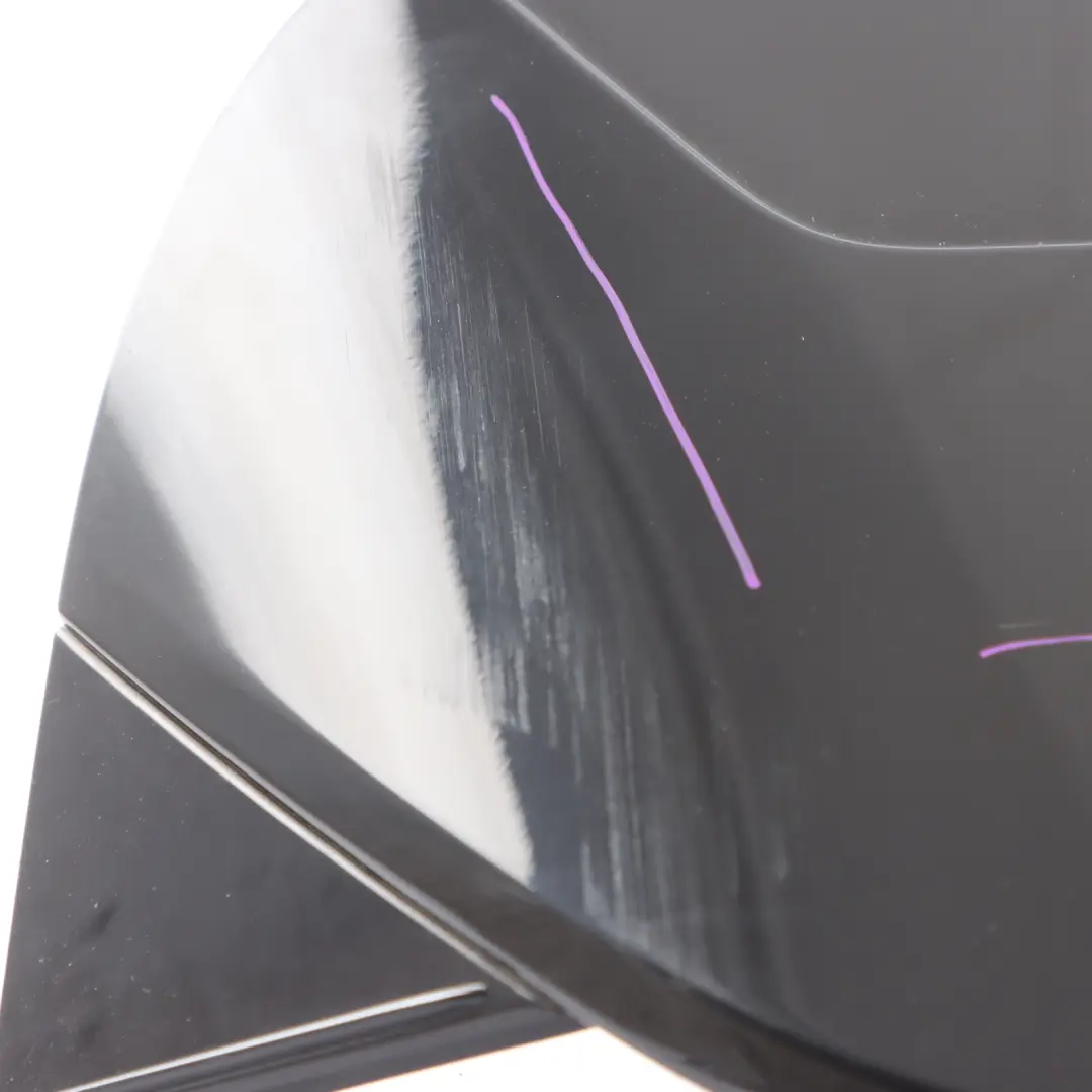 Audi RS3 8V Rear Spoiler Boot Lid Tailgate Trim Panel Cover Mythical Black - Y9T - SKU 8V4827933D - Part number 8V4827933D