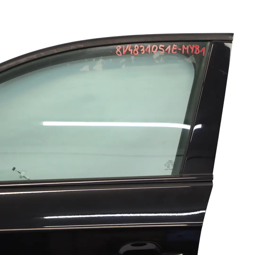 Audi A3 8V Door Front Left N/S Mythical Black Metallic - Y9T - SKU 8V4831051E-MYB1 - Part number 8V4831051E