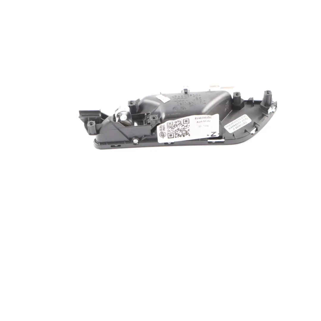 Door Interior Release Grab Handle Right O/S to Audi S3 8V Rear with Part number 8V4839020C Audi S3 8V Rear Door Interior Release Grab Handle Right O/S - SKU 8V4839020C - Part number 8V4839020C