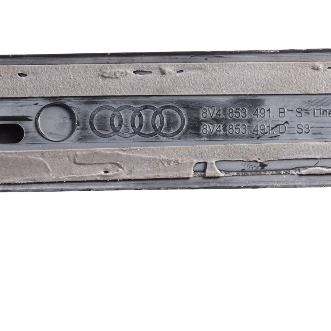 Audi S3 8V S-Line Door Sill Trim Front Step Plate Cover - SKU 8V4853491D - Part number 8V4853491D