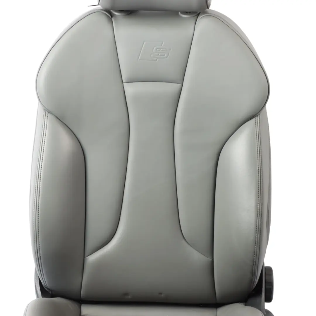 Door Seat Front Left N/S Interior Heated Leather Grey Anthracite to Audi A3 S3 8V 5 with Part number 8V4881805AP Audi A3 S3 8V 5 Door Seat Front Left N/S Interior Heated Leather Grey Anthracite - SKU 8V4881805AP-2 - Part number 8V4881805AP
