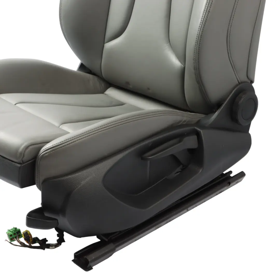 Door Seat Front Left N/S Interior Heated Leather Grey Anthracite to Audi A3 S3 8V 5 with Part number 8V4881805AP Audi A3 S3 8V 5 Door Seat Front Left N/S Interior Heated Leather Grey Anthracite - SKU 8V4881805AP-2 - Part number 8V4881805AP