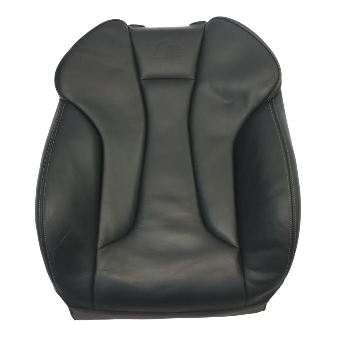 Audi A3 S3 8V Front Seat Backrest Left N/S Heated Leather Soul Black Grey - SKU 8V4881805AP - Part number 8V4881805AP