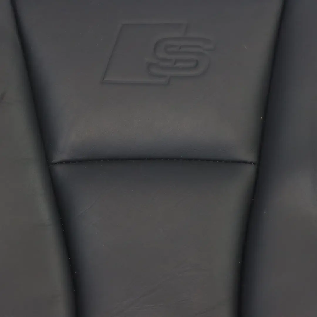 Audi A3 S3 8V Front Seat Backrest Left N/S Heated Leather Soul Black Grey - SKU 8V4881805AP - Part number 8V4881805AP