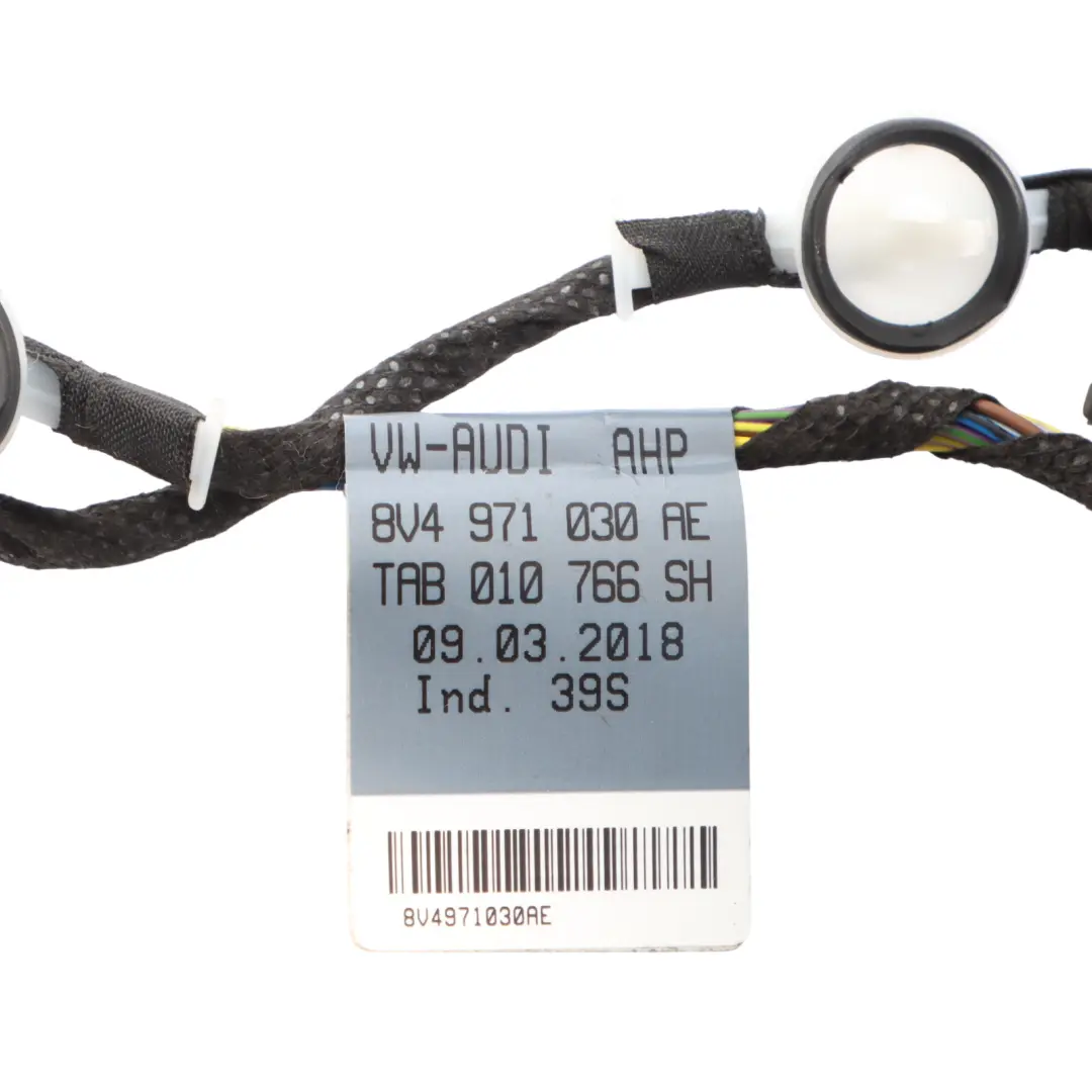 Audi RS3 8V Front Passenger Door Wiring Harness Loom Cable Left N/S - SKU 8V4971030AE - Part number 8V4971030AE