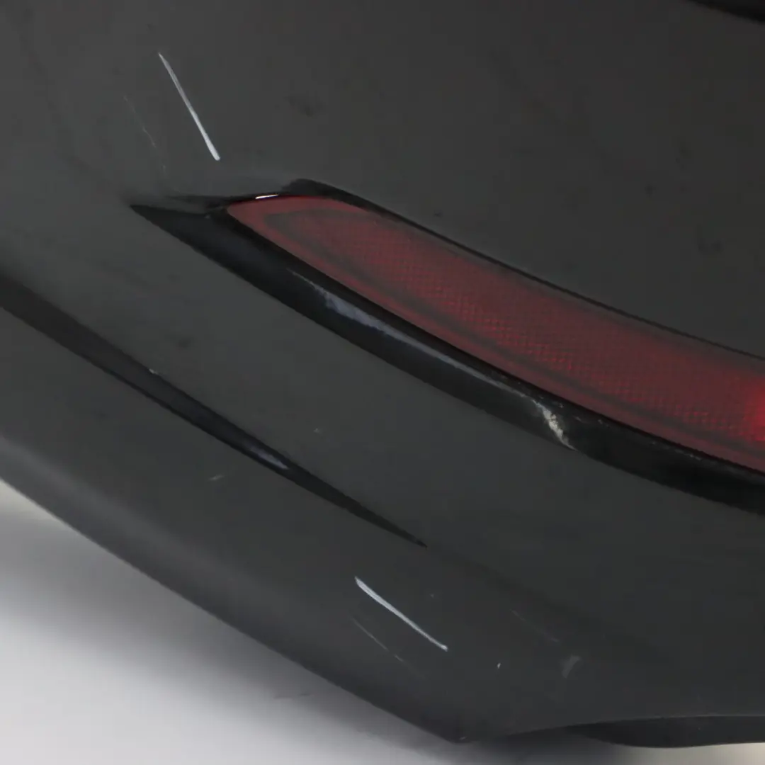 Bumper Trim Panel Covering Panther Black Crystal Effect - Z9Z to Audi S3 8V Rear with Part number 8V5807067D Audi S3 8V Rear Bumper Trim Panel Covering Panther Black Crystal Effect - Z9Z - SKU 8V5807067D-PBC - Part number 8V5807067D