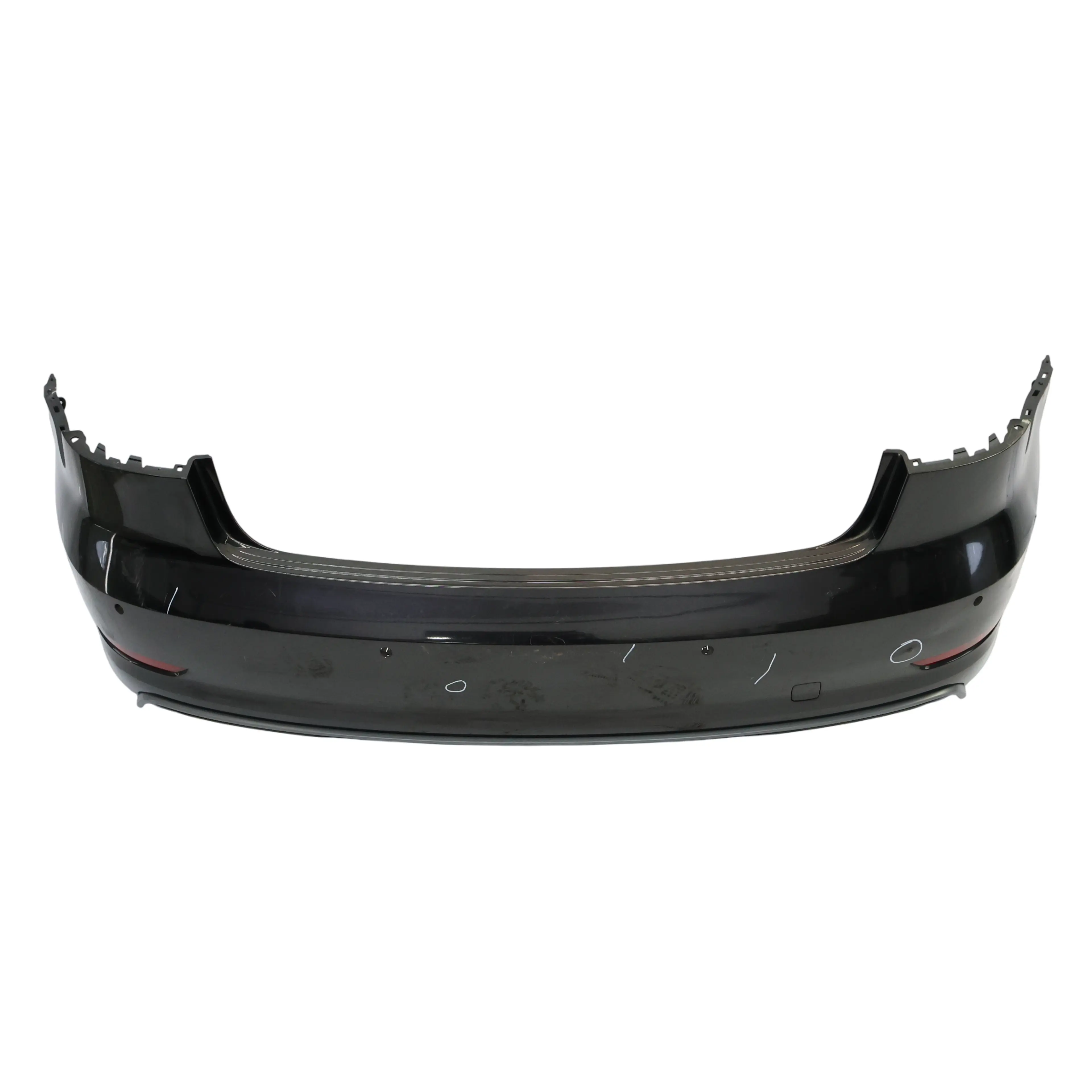 Audi A3 8V Rear Bumper Trim Panel Cover Brilliant Black Metallic - Y9B